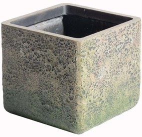 Κασπώ Πήλινο Βρύα D-2840-8 44x44x38cm Grey Supergreens Clay