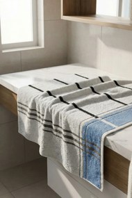 Stewehome μαξιλάρι μπάνιου από 100% βαμβάκι σε λευκό χρώμα Λευκό 100x150 cm