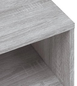 vidaXL Έπιπλο Τηλεόρασης Γκρι Sonoma 120 x 34 x 37 εκ. από Επεξ. Ξύλο