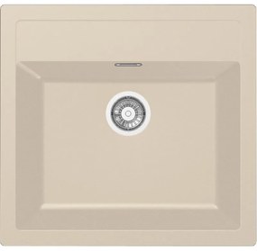 Franke Smart Sirius SID 610-49 Ένθετος Συνθετικός Νεροχύτης 53cm Beige Oatmeal
