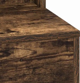 vidaXL Τραπέζι περιποίησης Καπνιστό Δρύς 100 x 41 x 135 εκ.