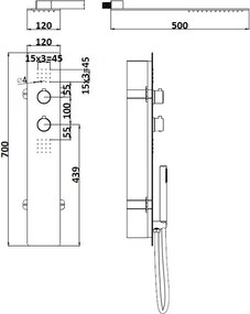 Sparke Oneral 13 White Matt - Εντοιχιζόμενο Σύστημα Υδρομασαζ