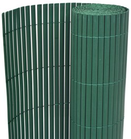vidaXL Κήπος Φράκτης Διπλής Όψης Πράσινο 1,5x3 μ PVC
