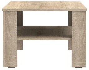 Τραπέζι σαλονιού Κhofi pakoworld σε sonoma απόχρωση 90x60x42.3εκ