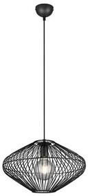 Φωτιστικό Οροφής Cobain R30831032 1xE27 40W Φ38cm 150cm Black Mat RL Lighting Metal