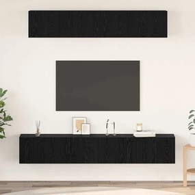 vidaXL Σετ επίπλου τηλεόρασης 5 pcs Μαύρη δρυς 100 x 30 x 30 cm