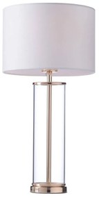 Επιτραπέζιο Φωτιστικό OD90801TWG Bronze Metal, Glass, Fabric