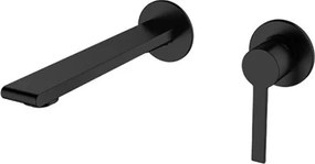 Orabella Elegance 10218 Black Matt - Εντοιχιζόμενη μπαταρία νιπτήρα