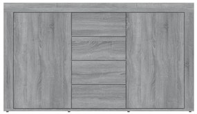 vidaXL Μπουφές Γκρι Sonoma 120 x 36 x 69 εκ. από Επεξεργασμένο Ξύλο