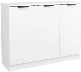 vidaXL Συρταριέρα Λευκή 90,5 x 30 x 70 εκ. από Επεξεργασμένο Ξύλο