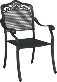 vidaXL Σερβίτσιο τραπεζιού κήπου 3 pcs Μαύρο Χυτό αλουμίνιο