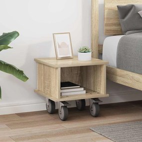 vidaXL Βάση TV Δρύς Sonoma 37 x 35 x 35 εκ Επεξεργασμένο ξύλο