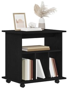 vidaXL Κινητό Ντουλάπι Μαύρη δρυς 60 x 45 x 55 εκ. Επεξεργασμένο ξύλο