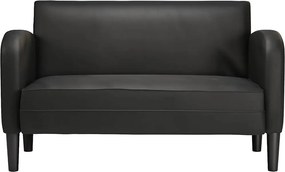 vidaXL καναπές Loveseat Μαύρο 110 cm Faux Leather