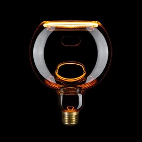 LED Filament Λαμπτήρας Φυμέ G15 σειρά Ghost Γλόμπος G125 6W E27 1900K Dimmable