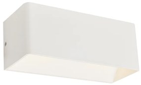 Φωτιστικό Επίτοιχο Aca L35037L NEPHELE Λευκό (White) 3000K
