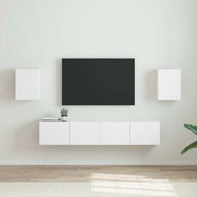 vidaXL Ντουλάπι Τηλεόρασης Τοίχου 2 pcs Λευκό 30 x 31 x 40 εκ.