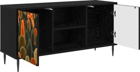 vidaXL Ντουλάπι TV ZAANDAM 102 x 33 x 51 εκ Μαύρη Δρυς
