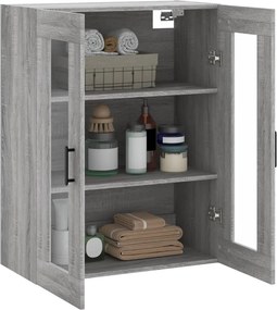 vidaXL Ντουλάπι Τοίχου Γκρι Sonoma 69,5 x 34 x 90 εκ.