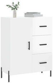 vidaXL Ντουλάπι Γυαλιστερό Λευκό 69,5x34x90 εκ. Επεξεργασμένο Ξύλο