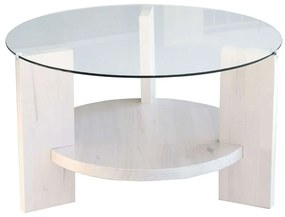 Τραπέζι Σαλονιού Mondo 552NOS1456 75x75x40cm White