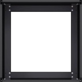 vidaXL Ζαρντινιέρα Μαύρη 40x40x30 εκ. από Χάλυβα