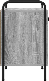 vidaXL Κομοδίνο 2 τμχ. Γκρι Sonoma 35 x 36,5 x 61 εκ