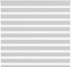 vidaXL Ζέβρα τυφλή Ανοιχτό Γκρι Πλάτος υφάσματος 160,9 εκ. Πολυεστέρας