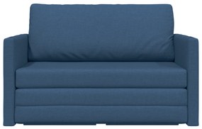 vidaXL Καναπές Κρεβάτι 2 σε 1 Μπλε 124x71x78 cm Ύφασμα