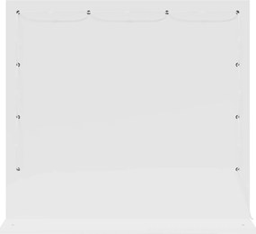 vidaXL Καθρέφτης τουαλέτας Ορθογώνιος Λευκό 60 x 55 x 18 εκ.