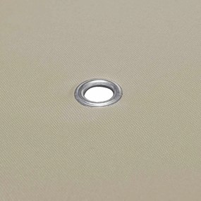 vidaXL Κάλυμμα για Κιόσκι Μπεζ 4 x 3 μ. 310 γρ./μ²