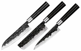 Μαχαίρια Blacksmith SBL-0220 (Σετ 3τμχ) Black Samura Stainless Steel