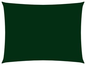 Πανί Σκίασης Ορθογώνιο Σκούρο Πράσινο 5x7 μ. από Ύφασμα Oxford