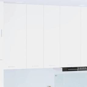 Κρεμαστό ντουλάπι με αποθήκευση Riga Λευκό 60 x 31 x 100 εκ.