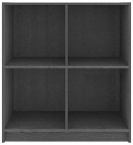 vidaXL Μπουφές Γκρι 70 x 33 x 76 εκ. από Μασίφ Ξύλο Πεύκου