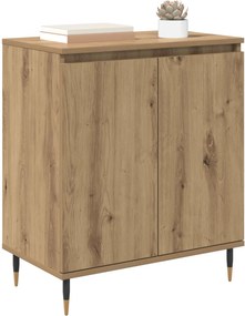 vidaXL Πλαϊνό γραφείο Artisan Oak 60 x 35 x 70 cm Επεξεργασμένο Ξύλο