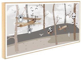 Παιδικό Κάδρο Κοάλα και Πάντα KDP263 30x60cm