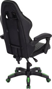 ΠΟΛΥΘΡΟΝΑ GAMING LOOT HM1204 ΜΑΥΡΟ-ΠΡΑΣΙΝΟ PVC 60x60x120Υεκ.