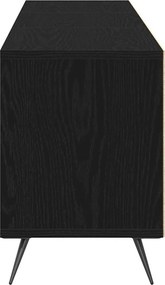 vidaXL Ντουλάπι TV 150 x 30 x 44,5 εκ. Μαύρη δρυς Επεξεργασμένο ξύλο