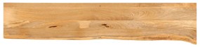 vidaXL Επιφάνεια Τραπεζιού 180x30x3,8 εκ. Live Edge Μασίφ Ξύλο Μάνγκο