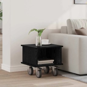 vidaXL Βάση TV Μαύρη Οξυά 37 x 35 x 35 εκ Επεξεργασμένο ξύλο