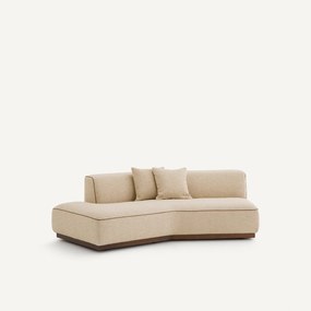 Καναπές μικρός αριστερός με υφή μπουκλέ, JACOPO