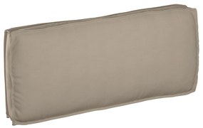 vidaXL Μαξιλάρι παλέτας για κάθισμα / πλάτη Taupe 120 x 50 x 12 εκ.