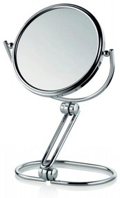 Καθρέπτης Επιτραπέζιος Safia 20625 Φ12,5x28cm Silver Kela Μέταλλο,Γυαλί