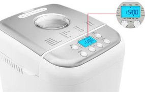 Μεταχειρισμένος: Αρτοπαρασκευαστής Crown CBM-6511, 600W, 1l, 19 προγράμματα, Χρονόμετρο, οθόνη LCD, Μνήμη, Λευκό