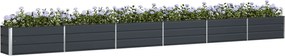 vidaXL Γλάστρα Ανθρακί 480 x 50 x 45 εκ Επικαλυμμένος Χάλυβας