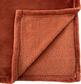 Κουβέρτα Fleece Ημίδιπλη (180x230) A-S Flannel Terracotta 156048I