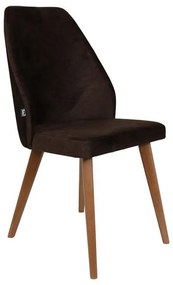 Καρέκλα τραπεζαρίας Fylliana New Melanie Ύφασμα Καφέ 46x48x93 εκ. 2αδα 46x48x93 εκ.