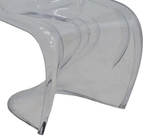 Καρέκλα Xyofa pakoworld PC διάφανο 42x45x85εκ