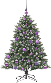 vidaXL Τεχνητό Χριστουγεννιάτικο Δέντρο με 150 LED Πράσινο 120 cm